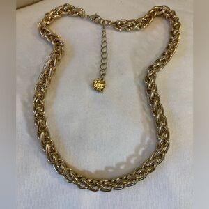 Monet Chunky Rope Chain Statement Necklace